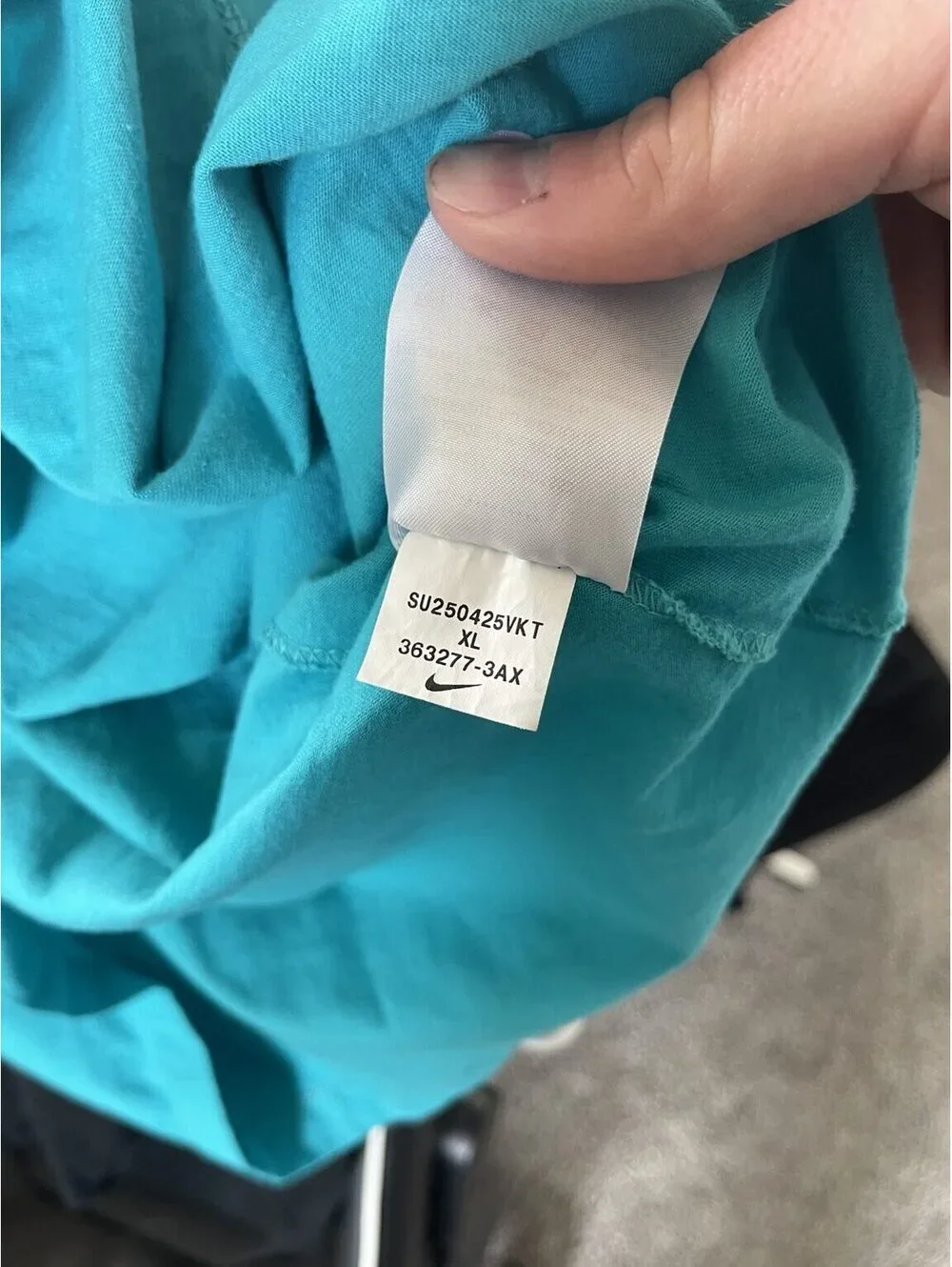 Nike Swoosh Tee Turquoise XL